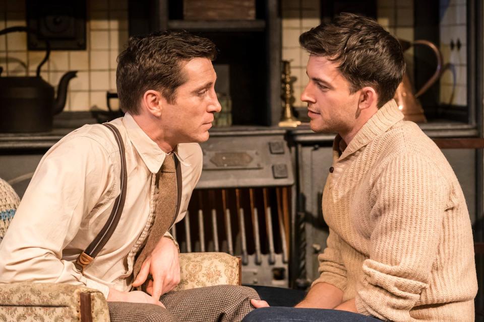 Ben Batt and Jonathan Bailey in the Donmar’s 2018 revival of The York realist (Johan Persson / Donmar Warehouse)