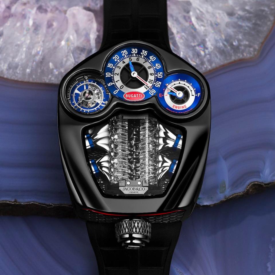  El nuevo reloj Jacob & Co. Bugatti Tourbillon hecho en una edición extremadamente limitada.