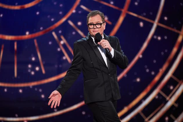 Alan Carr on stage during last year's Royal Variety Performance (Photo: ITV/Matt Frost/Shutterstock)