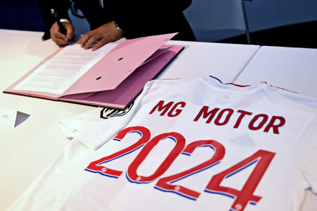 C’est officiel, MG Motors est un nouveau sponsor de l’OL.