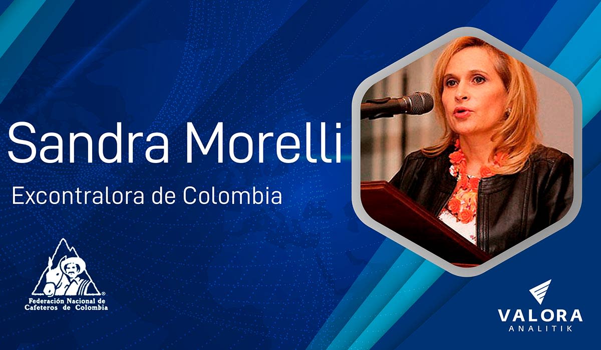 Sandra Morelli, excontralora, suena para la Federación Nacional de Cafeteros. Imagen: Valora Analitik.