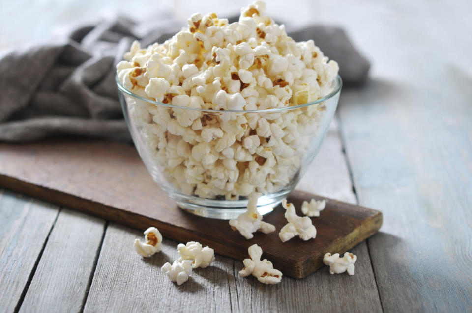 Microwave popcorn: Someone alert Olivia Pope ASAP, it turns out microwave popcorn is often “really high in saturated fat and sodium,” says Miller. If you like popcorn, invest in an old-school popcorn maker and buy popcorn kernels at your local grocery store, recommends the dietitian. And, if you crave flavour you can add some freshly ground pepper and a little real butter, too, she adds. 