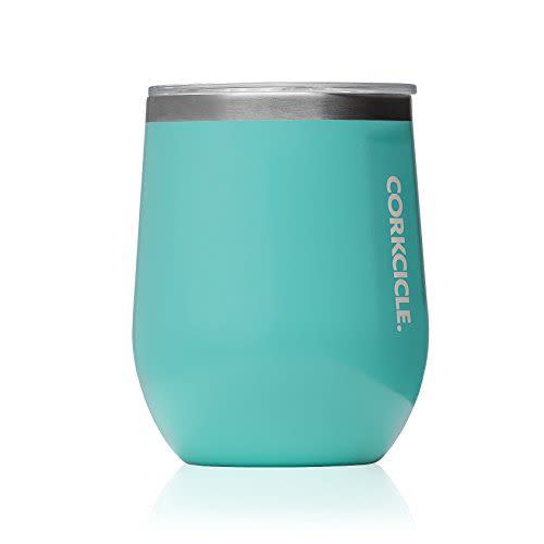 10) Corkcicle 12 Ounce Triple-Insulated Stemless Glass