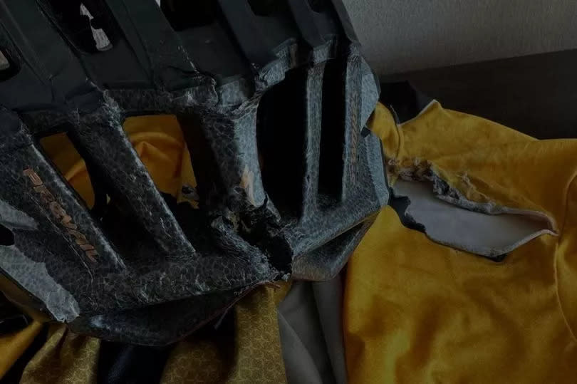 He stressed the importane of helmets -Credit:Gordon Ramsay (Instagram)