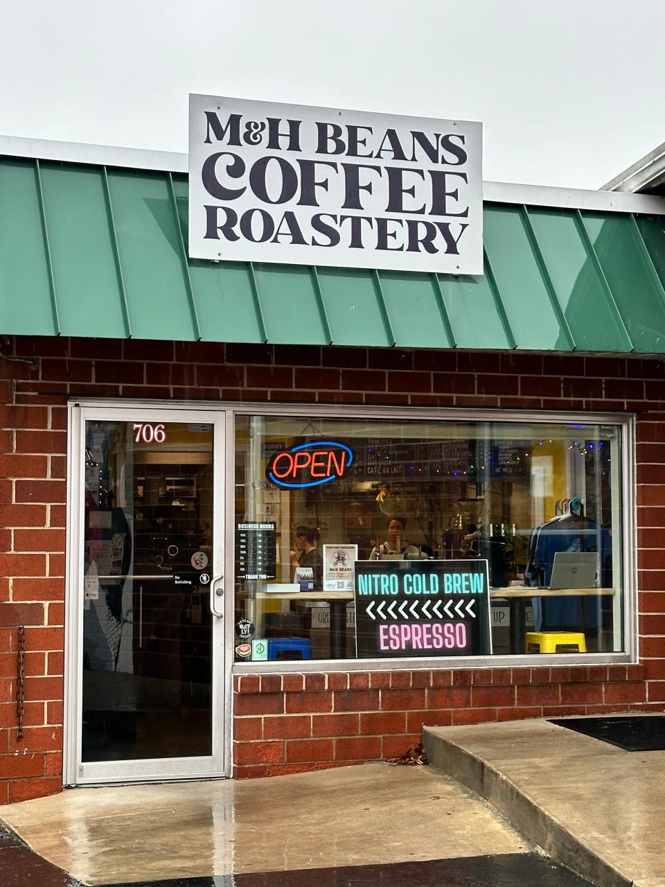M&H Beans Coffee Roastery is located on South Main Street in North Canton, next to Pav's Creamery.