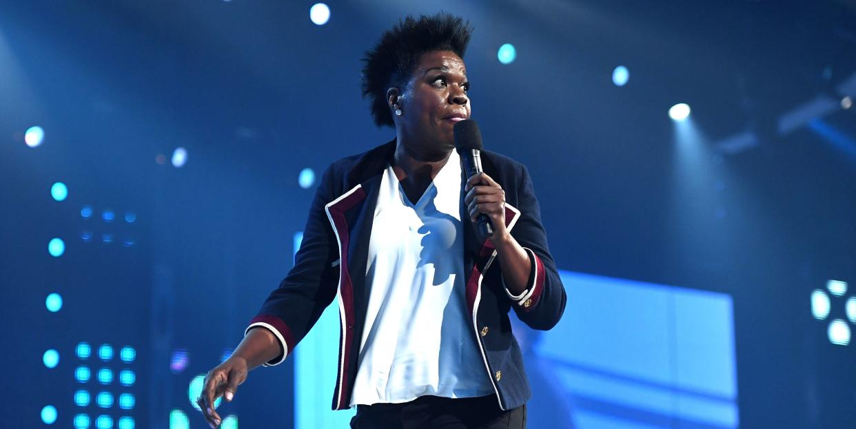 Comedian Leslie Jones hosted Sunday night's BET Awards.&nbsp; (Photo: Paras Griffin via Getty Images)