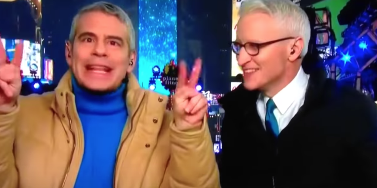 anderson cooper and andy cohen’s cnn new year’s eve show 2023 had plenty of drama preceding it