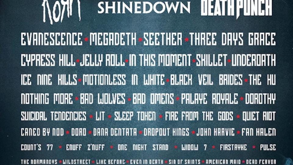 Rocklahoma 2022 poster