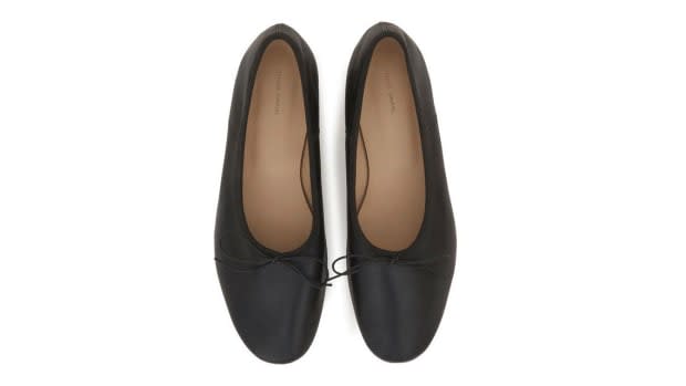 Mansur Gavriel Dream Ballerina, $295, <a href="https://rstyle.me/+C3qKmOZfr6b4eyYQmwcdMA" rel="nofollow noopener" target="_blank" data-ylk="slk:available here;elm:context_link;itc:0;sec:content-canvas" class="link ">available here</a>.