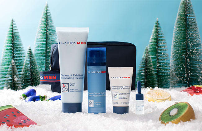 clarins men hydrating collection gift set 