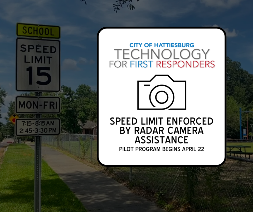 Hattiesburg officials contracted with Intellisafe on March 19, 2024, to use camera-assisted radar to catch more motorists speeding in school zones. The radar unit is operated by a Hattiesburg Police officer during posted hours.