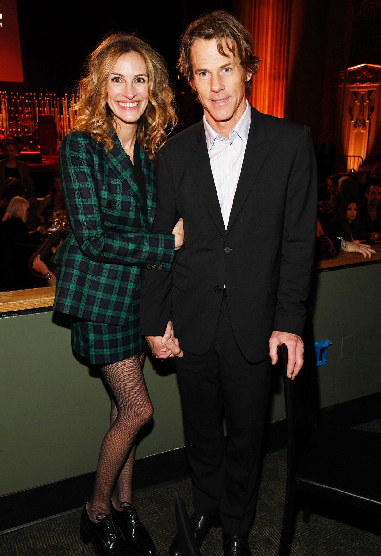 Julia Roberts and Daniel Moder at the CORE Gala on January 15, 2020 in Los Angeles, CA. (Kevin Mazur / Getty Images for CORE Gala)