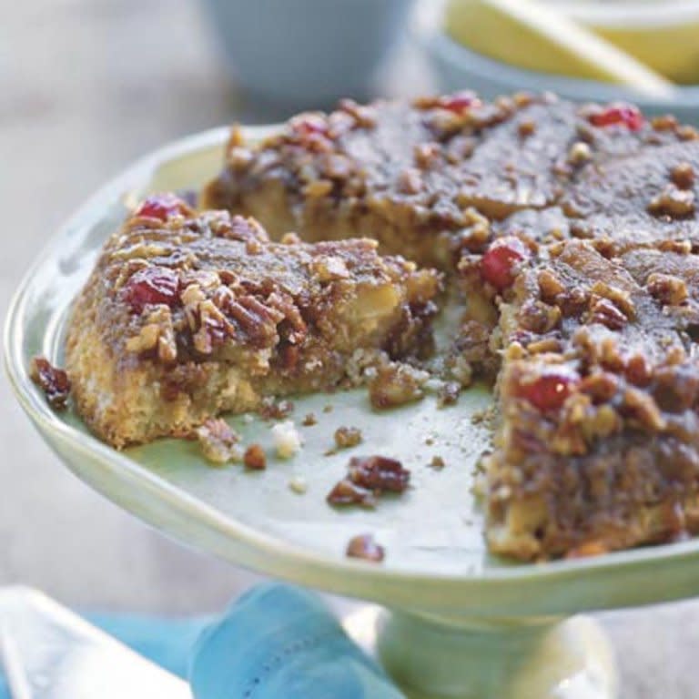 Bananas Foster Upside-down Coffee Cake