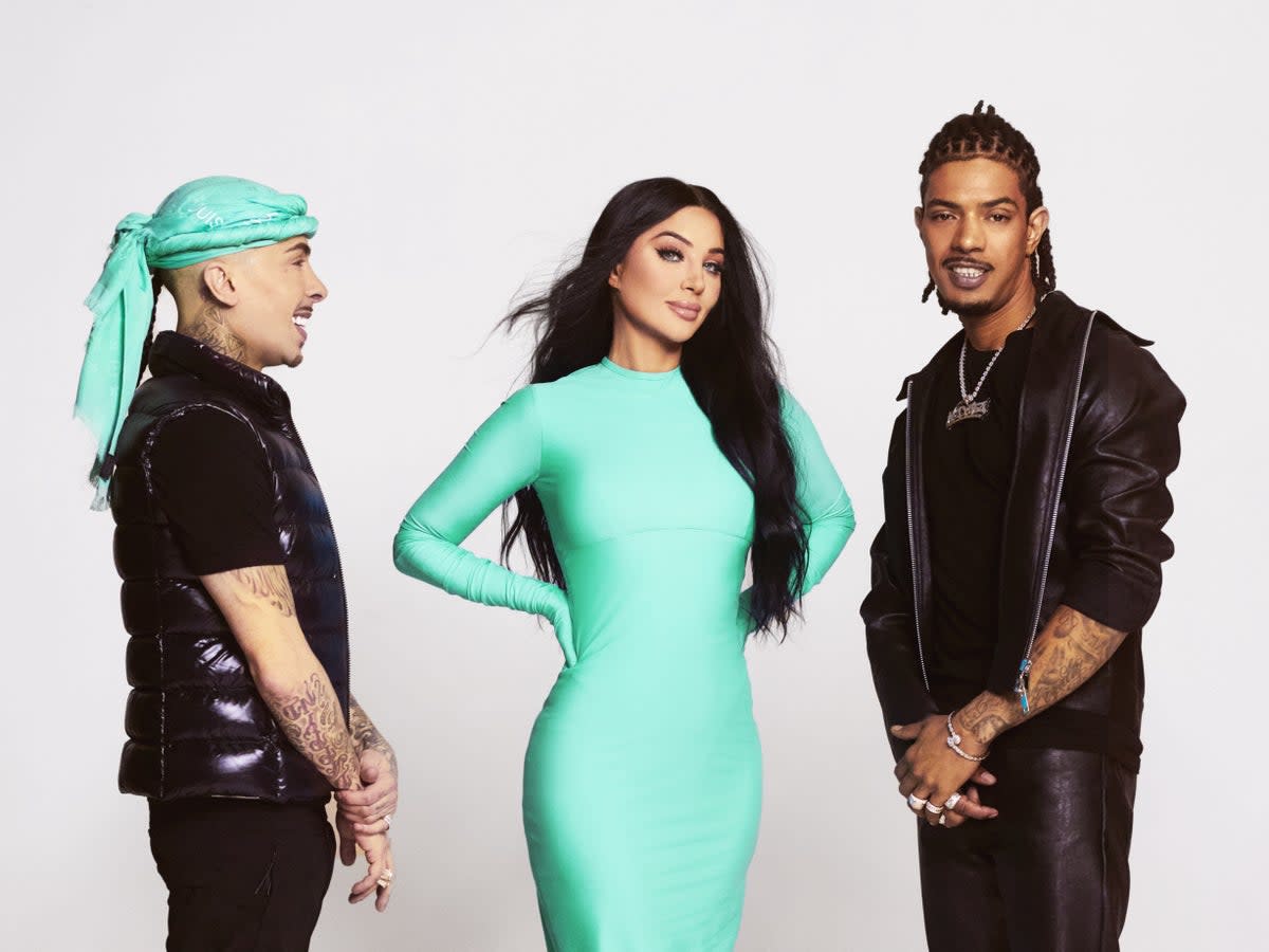 ’We never call it a reunion – we call it a comeback’: N-Dubz (left to right), Dappy, Tulisa and Fazer (Press image)