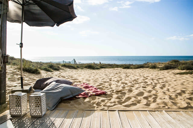 Hossegor, France beach cabin