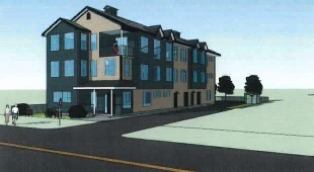 Proposed development on George Street in Fredericton will include two affordable housing units..