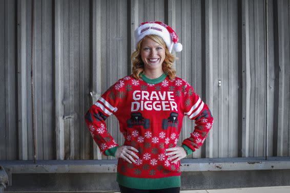 Christmas is supposed to be about love, goodwill and kindness toward your fellow humans, right? So there's a part of me that wonders what message you send wearing an ugly Christmas sweater that says <a href="http://www.monsterjamsuperstore.com/Grave_Digger_Ugly_Holiday_Sweater_p/ssgdchristmasswtr.htm" target="_blank">"Grave Digger"</a>on it. Oh, it's the name of a truck? Ah. Thanks for clearing that up.<a href="http://www.monsterjamsuperstore.com/Grave_Digger_Ugly_Holiday_Sweater_p/ssgdchristmasswtr.htm"><br /><br /></a>