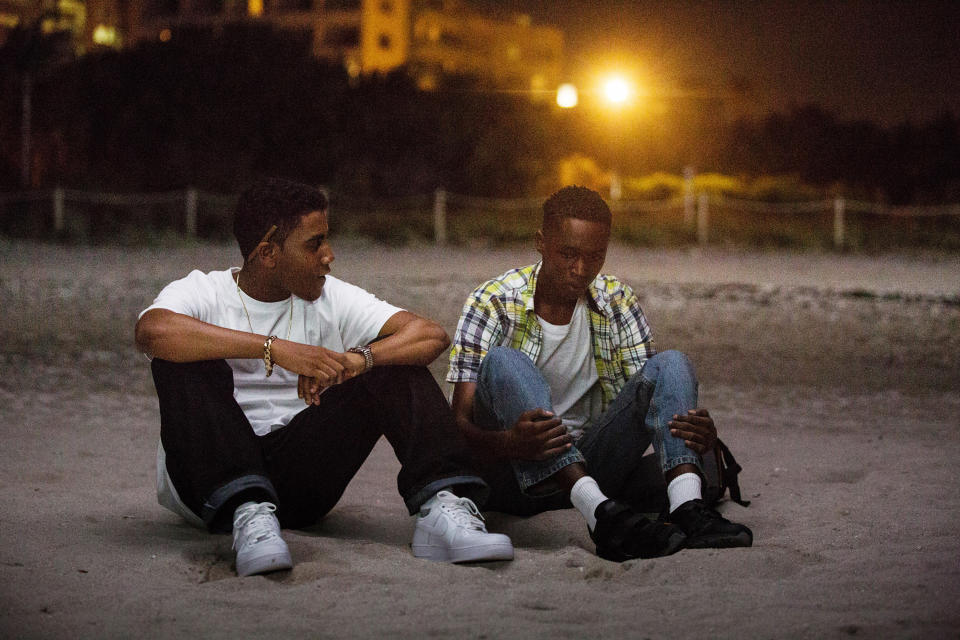 from left: Jharrel Jerome, Ashton Sanders,