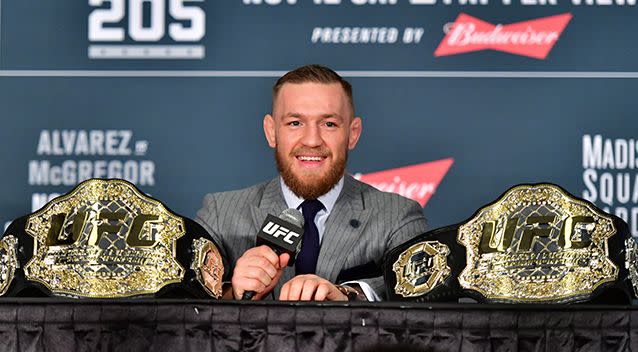 McGregor lashed out at Mayweather, telling him to criticise him 