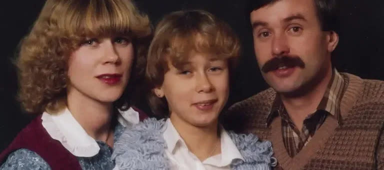 En familia. Birgit junto a su marido Harald Meier y su hija Yasmine