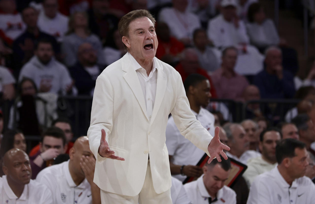 Rick Pitino's St. John's team was one of multiple Big East disappointments on Sunday. (Jim McIsaac/Getty Images)