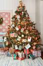<p>Overflowing with good tidings, this "friends and family" tree features an assortment of <span class="redactor-unlink">holiday greeting cards</span> (clipped to <a href="https://www.amazon.com/KINGLAKE-Christmas-Industrial-Materials-Applications/dp/B00WHXQIJA/?tag=syn-yahoo-20&ascsubtag=%5Bartid%7C10050.g.1251%5Bsrc%7Cyahoo-us" rel="nofollow noopener" target="_blank" data-ylk="slk:jute rope;elm:context_link;itc:0;sec:content-canvas" class="link ">jute rope</a> with mini <a href="https://www.amazon.com/100-Pack-Clothespins-Craft-Scrapbooking-unfinished/dp/B06X6K6XYB/?tag=syn-yahoo-20&ascsubtag=%5Bartid%7C10050.g.1251%5Bsrc%7Cyahoo-us" rel="nofollow noopener" target="_blank" data-ylk="slk:clothespins;elm:context_link;itc:0;sec:content-canvas" class="link ">clothespins</a>) and a spirited mix of <span class="redactor-unlink">jewel-toned ornaments</span> from the '50s and '60s.</p><p><a class="link " href="https://www.amazon.com/Vintage-Christmas-Greeting-Reprint-Postcard/dp/B07JYK94X2/ref=sr_1_2?dchild=1&keywords=christmas+greeting+cards+vintage&qid=1631893828&s=office-products&sr=1-2&tag=syn-yahoo-20&ascsubtag=%5Bartid%7C10050.g.1251%5Bsrc%7Cyahoo-us" rel="nofollow noopener" target="_blank" data-ylk="slk:SHOP VINTAGE CHRISTMAS CARDS;elm:context_link;itc:0;sec:content-canvas">SHOP VINTAGE CHRISTMAS CARDS</a><br></p>