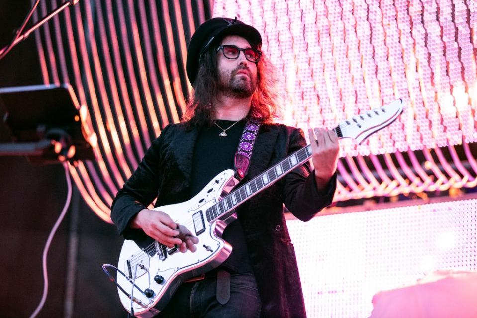 Sean Lennon of the Claypool Lennon Delirium performs at Charlotte Metro Credit Union Amphitheatre in North Carolina. Jeff Hahne/Getty Images