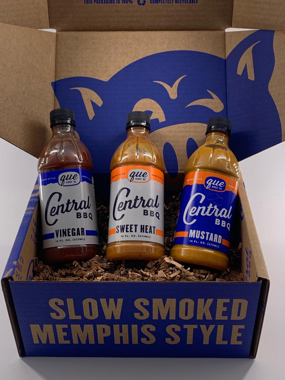 Central BBQ's "Sauce & Seasoning Box." You can now mix and match your three favorite flavors of Central BBQ’s sauces or seasonings. Each box retails for $29.99.