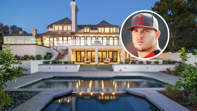 inside mike trout house