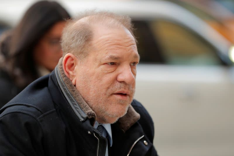 Film producer Harvey Weinstein arrives at New York Criminal Court for his sexual assault trial in the Manhattan borough of New York City, New York