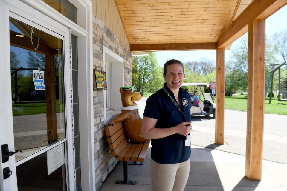 Erin Colston serves as the operations manager at Clearwater Park, which is part of the Yogi Bear's Jellystone Park Camp-Resorts network. Clearwater Park is celebrating 75 years in business this year.