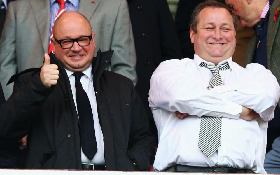 Lee Charnley and Mike Ashley - GETTY IMAGES