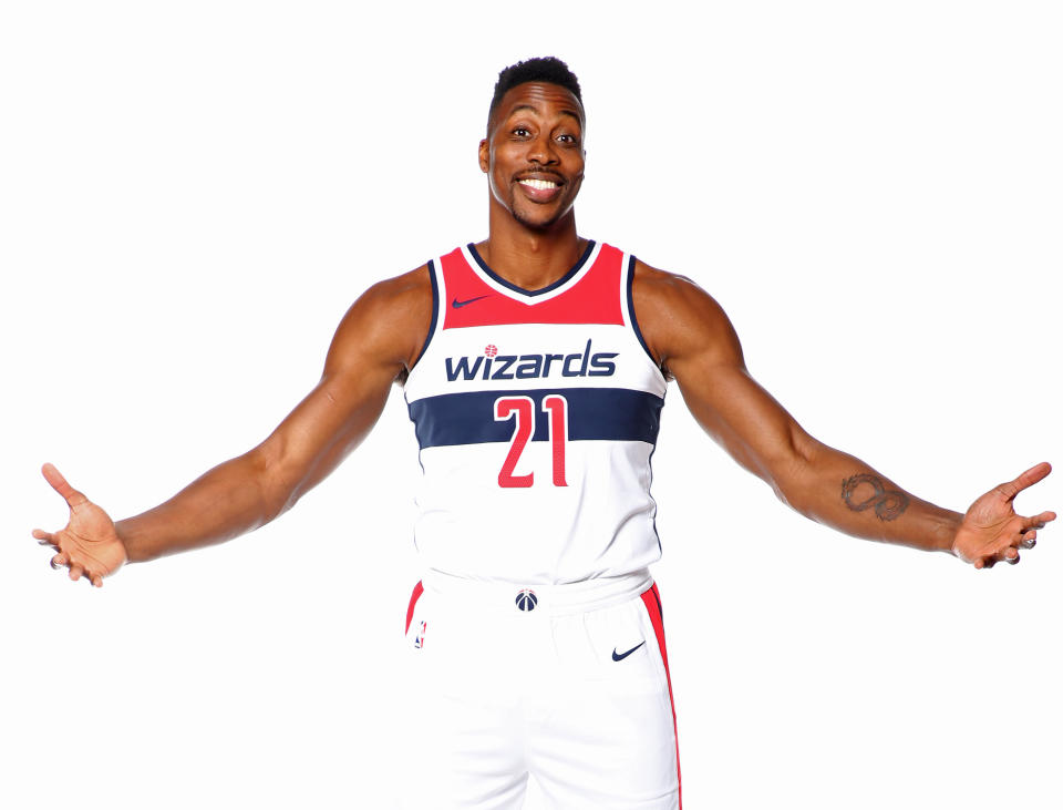 Dwight Howard invites you to embrace his evolution. (Getty)