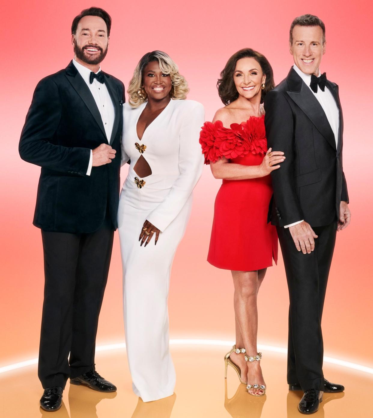 Craig Revel Horwood, Motsi Mabuse, Shirley Ballas and Anton Du Beke will return as judges in the newest series of Strictly Come Dancing on Saturday