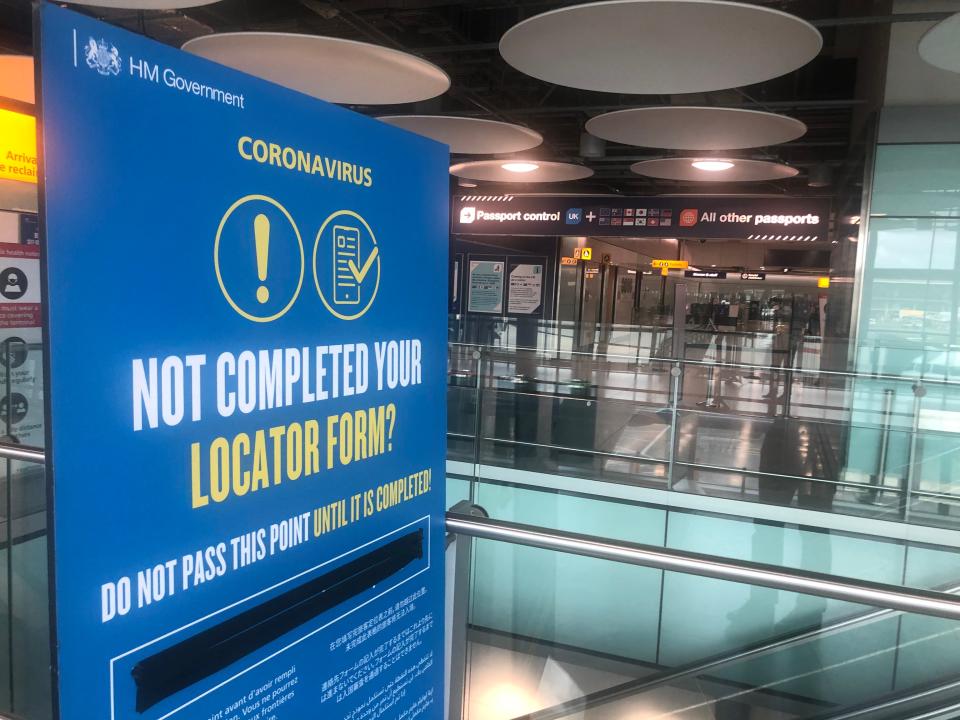 Check point: Passenger Locator Forms are regarded as valuable (Simon Calder)