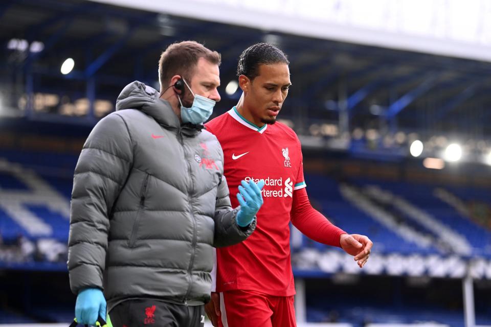 Van Dijk is set to miss the rest of the seasonAP