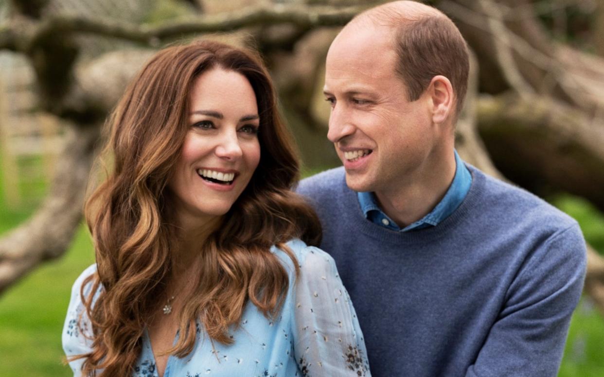 A new portrait of The Duke and Duchess of Cambridge taken at Kensington Palace this week to mark their 10th wedding anniversary. - Chris Floyd