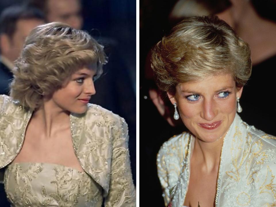 Princess Diana The Crown Real Life 1989 New York Tour Diptych