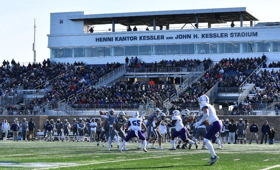 Monmouth hosts Albany Saturday in its first Colonial Athletic Association game at Kessler Stadium in West Long Branch.