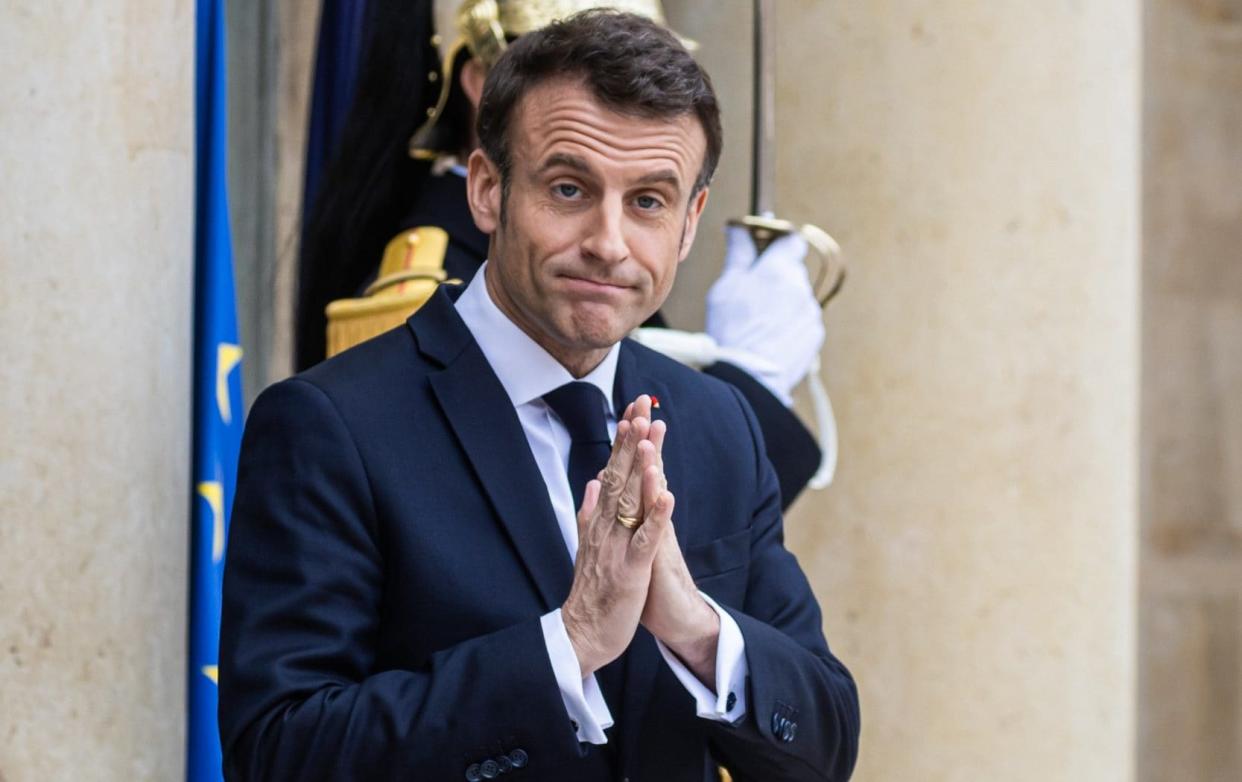 Emmanuel Macron funding Channel migrants immigration Europe Rishi Sunak - Christophe Petit Tesson/EPA-EFE/Shutterstock