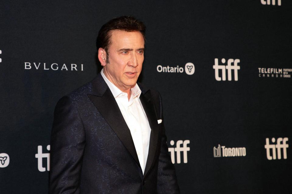 Nicolas Cage at the 2022 Toronto International Film Festival - "Butcher's Crossing" Premiere