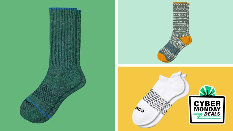 Save 25% off on Bombas during Cyber Monday.