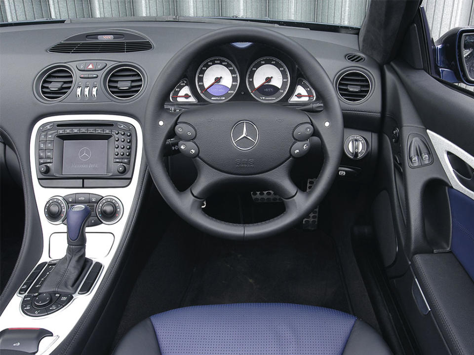 <p>With a folding hardtop roof and Active Body Control suspension the SL55 is by no means a simple car. In fact, perished seals on earlier models mean the roof can allow water to leak into the boot, while the trick suspension can go wrong and chuck up nasty bills.</p><p>Those sorts of issues have suppressed SL55 values and they may even prevent them from climbing in years to come. The thunderous soundtrack will keep your mind off all of that, though.</p>