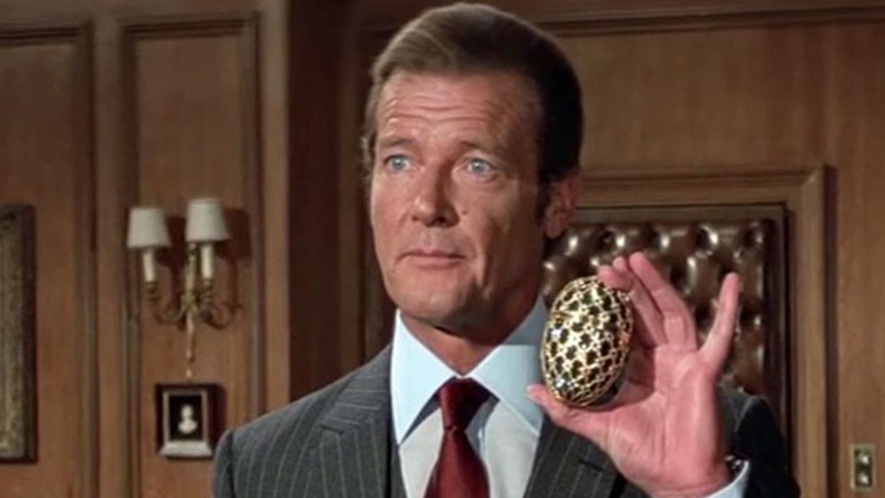  Roger Moore as James Bond. 