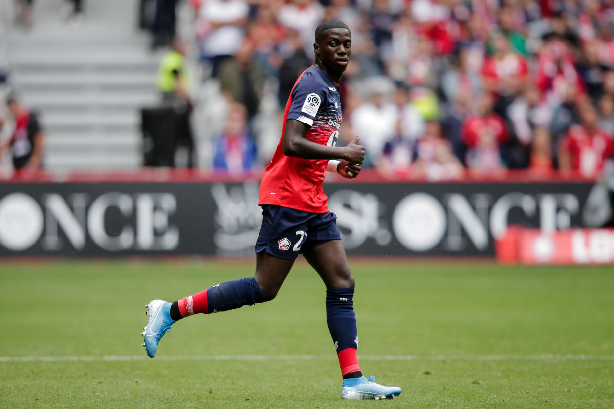 USMNT winger Timothy Weah will miss the rest of the season for Lille. (Photo by Erwin Spek/Soccrates/Getty Images)