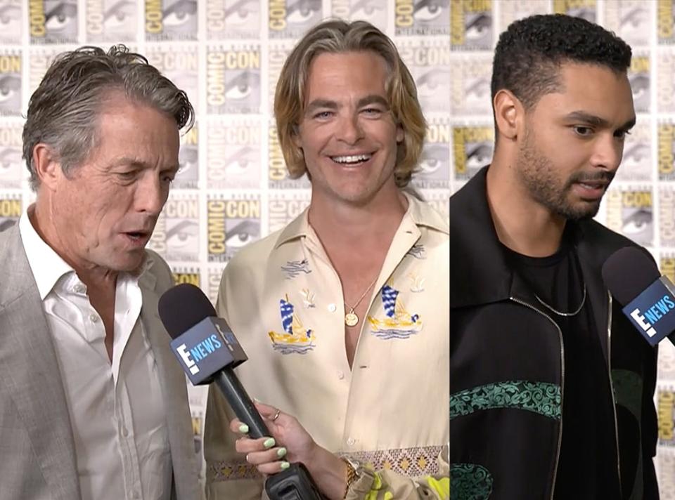 Hugh Grant, Chris Pine, Rege-Jean Page, Dungeons and Dragons, Comic-Con 2022