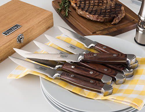 Viking Culinary High Carbon German Steel Steak Knife Set