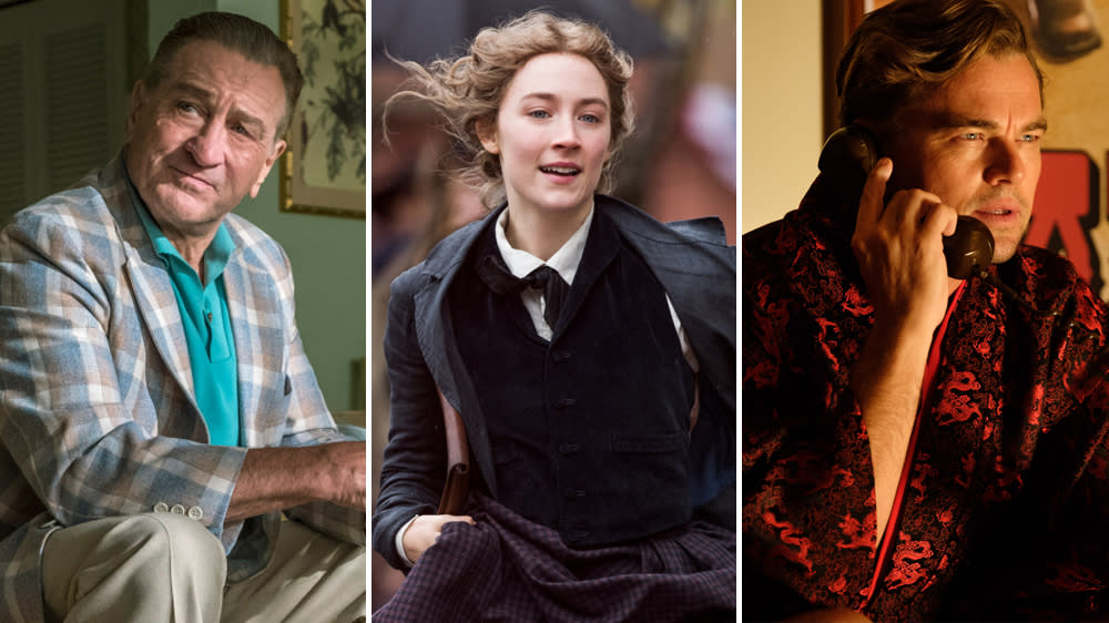 The Irishman (Netflix), Little Women (Sony), Once Upon a Time in Hollywood (Sony)