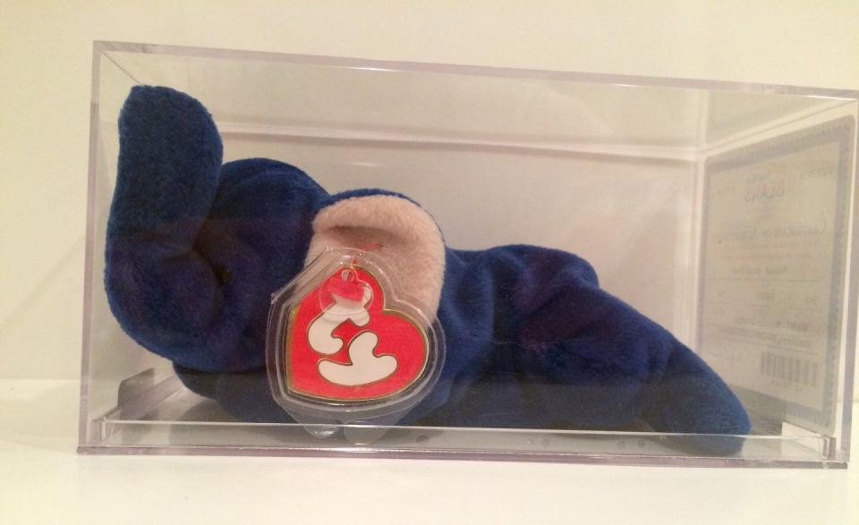 Peanut Royal Blue Elephant Beanie Baby: $5,000