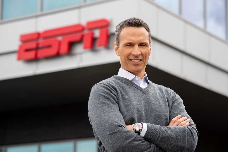  ESPN president Jimmy Pitaro . 
